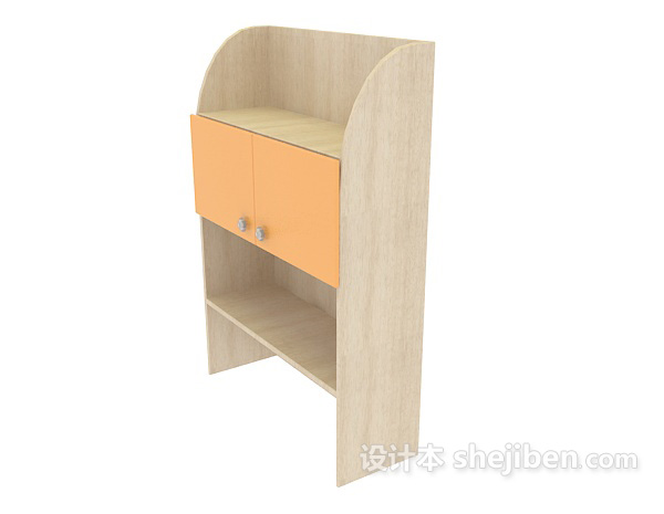 家居简约抽屉柜3d模型下载