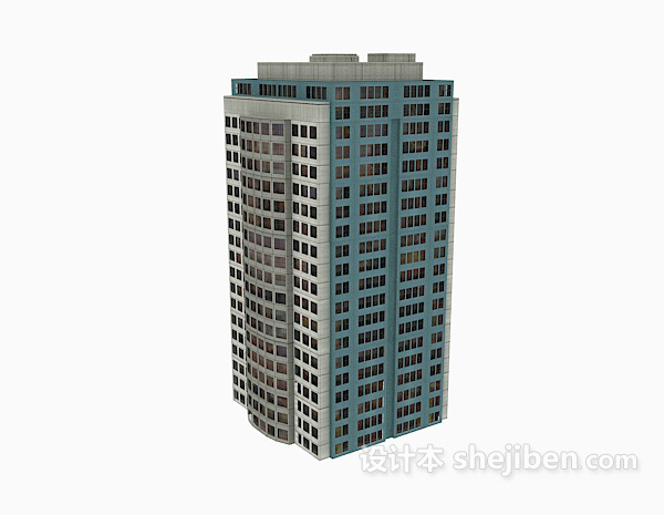 商业大厦3d模型下载