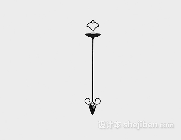 工艺壁灯3d模型下载