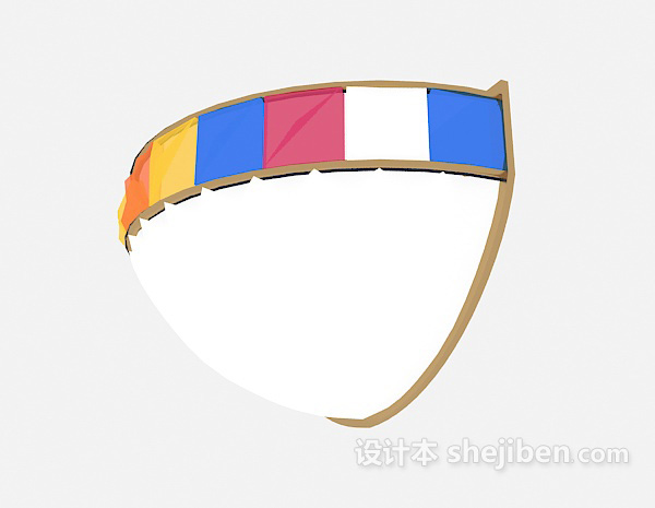 个性家居壁灯3d模型下载