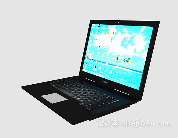 笔记本家居电脑3d模型下载