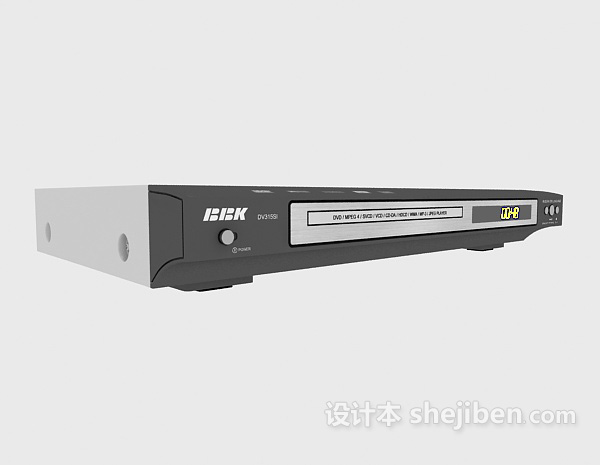 DVD播放机3d模型下载