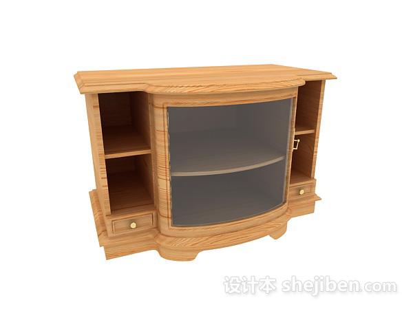 现代边柜、橱柜3d模型下载