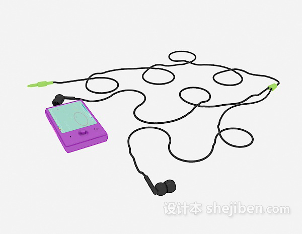 时尚MP33d模型下载