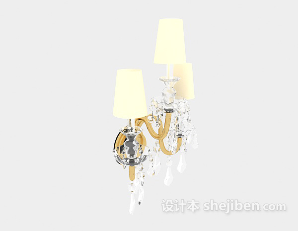 欧式玄关过道壁灯3d模型下载