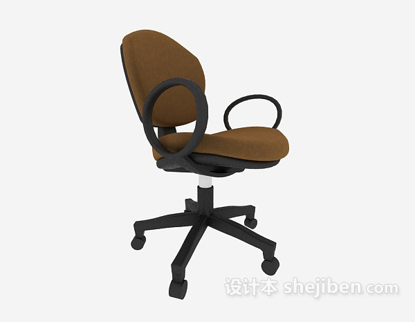 简约普通办公椅3d模型下载