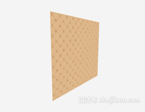 电视墙软装3d模型下载