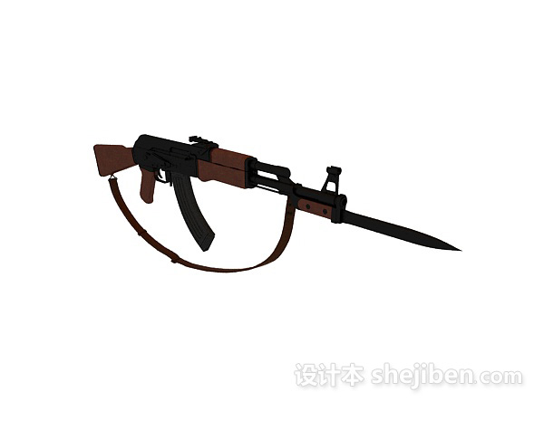 刺刀军事武器3d模型下载
