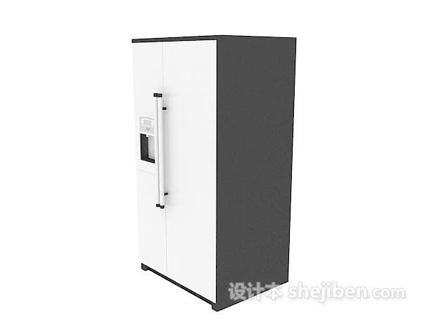 家居大型冰柜3d模型下载