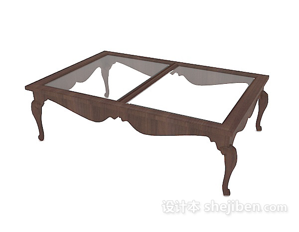 家庭茶几桌3d模型下载