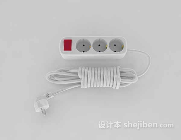 电排插3d模型下载