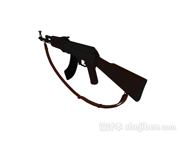步枪武器3d模型下载