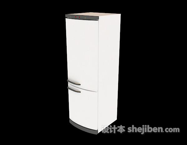 家居必备冰箱3d模型下载