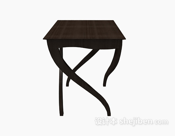个性棕色摆设架3d模型下载