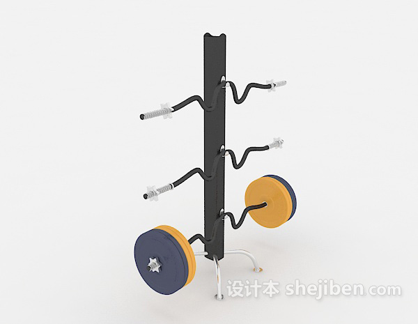 健身器材设备3d模型下载