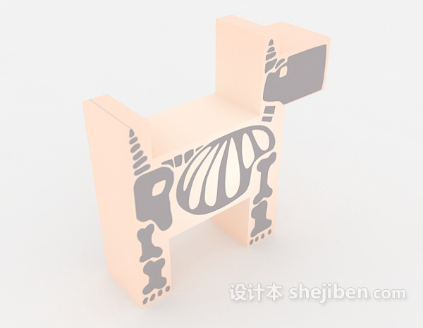 实木儿童玩具3d模型下载