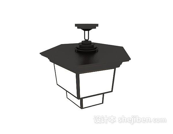家居庭院路灯3d模型下载
