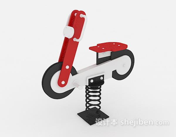 弹簧玩具车3d模型下载