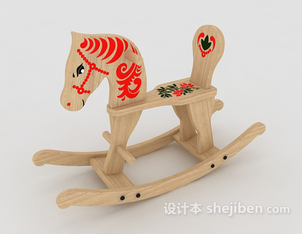 木马玩具3d模型下载