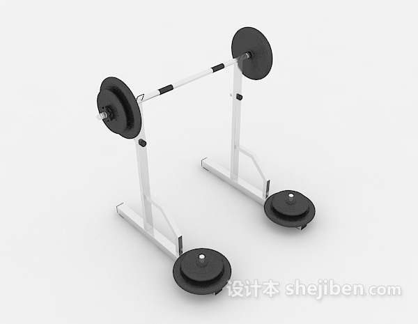 现代举重器材3d模型下载