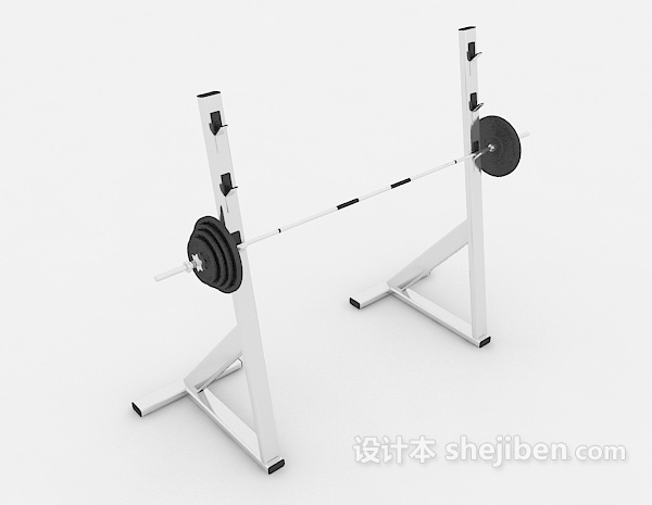 举重器材设备3d模型下载