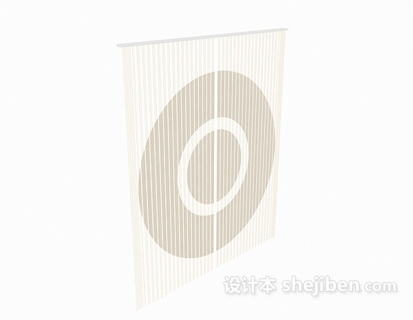 简约居家窗帘3d模型下载