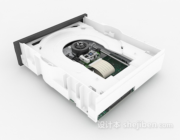 电脑光盘读取器3d模型下载
