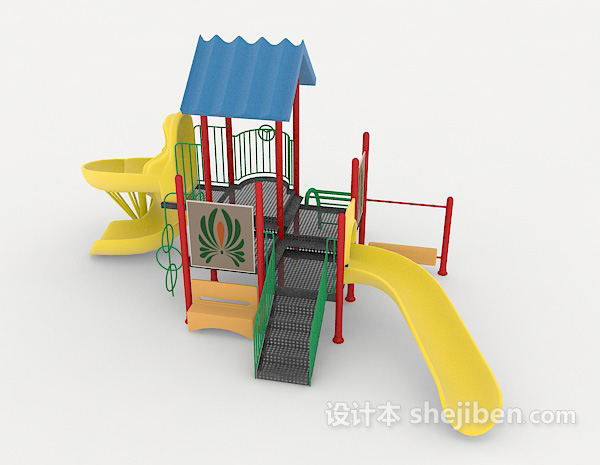 幼儿园娱乐设施3d模型下载