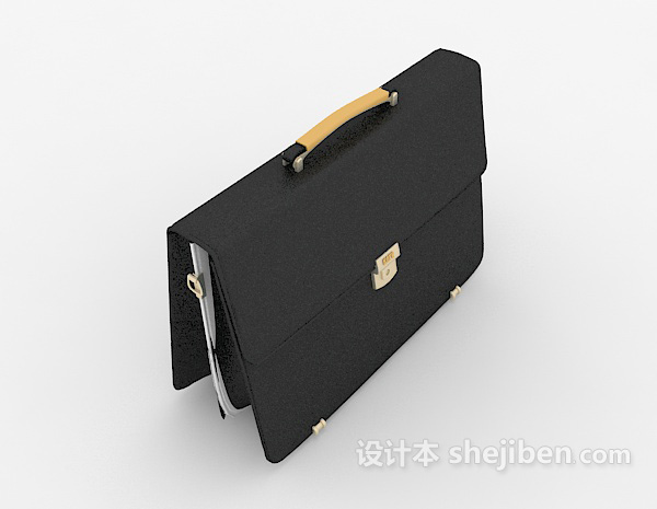 公文包3d模型下载