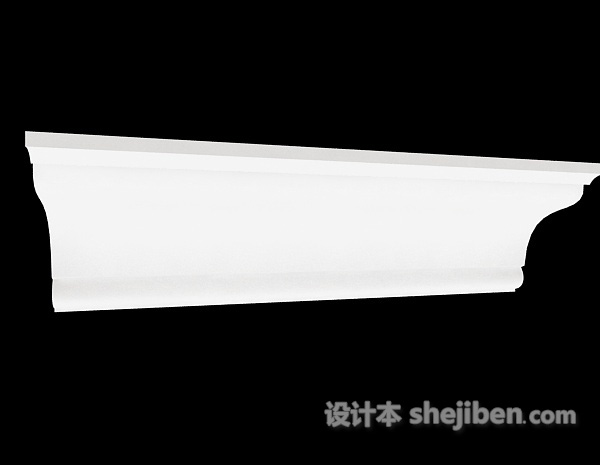 常见家居石膏线3d模型下载