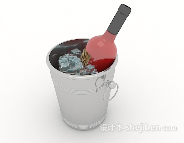 冰镇啤酒3d模型下载