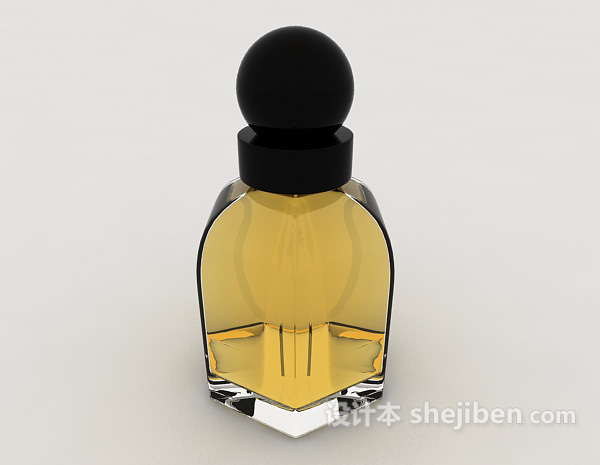 简约玻璃香水瓶3d模型下载