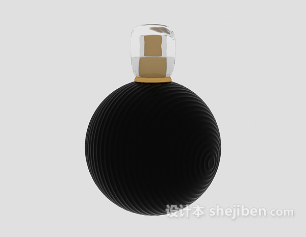 玻璃香水瓶3d模型下载