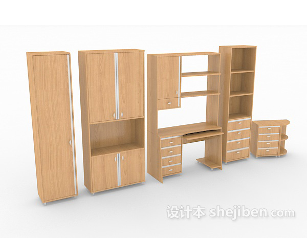 家居衣柜、展示柜3d模型下载