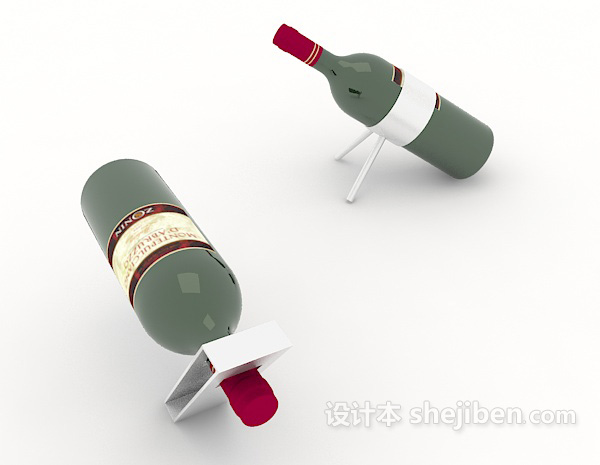 家居红酒3d模型下载