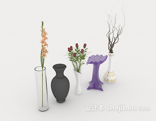 简约家居小摆件3d模型下载