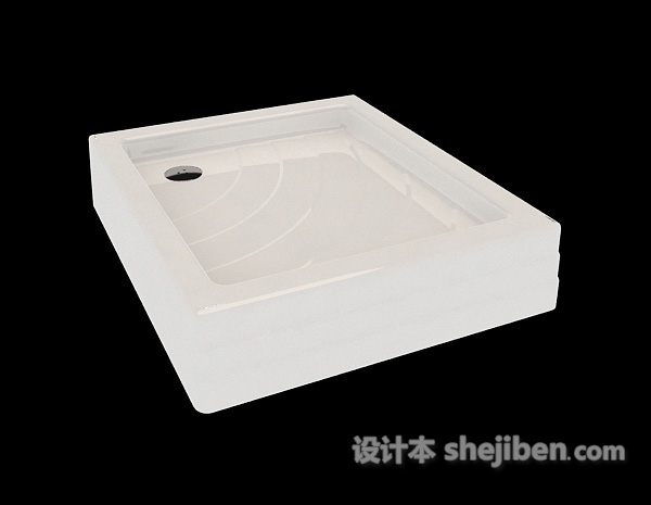 家居浴室底盆3d模型下载