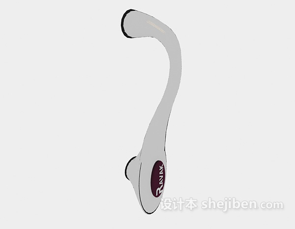 高档房门把手3d模型下载