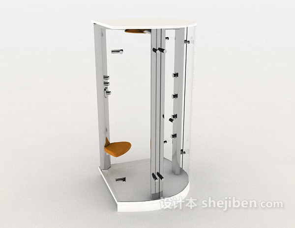 独立浴室3d模型下载