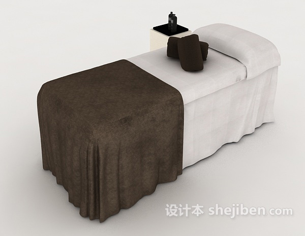 休闲按摩床3d模型下载