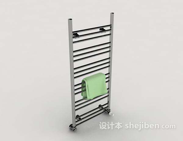 卫浴小件毛巾架3d模型下载