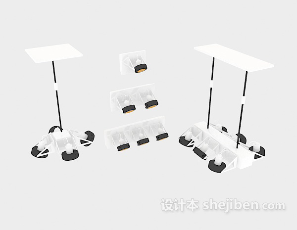 各种舞台射灯3d模型下载