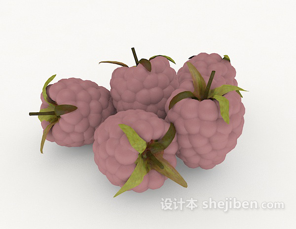 草莓3d模型下载
