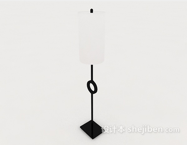 常见简约落地灯3d模型下载