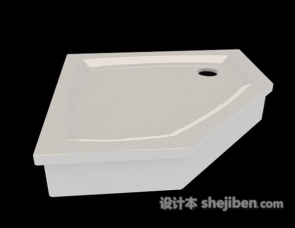 家庭浴室底盘3d模型下载