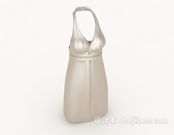 女士晚礼服3d模型下载