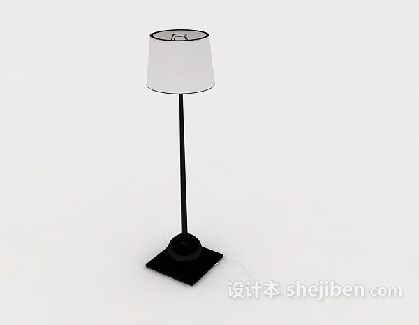 简约常见落地灯3d模型下载