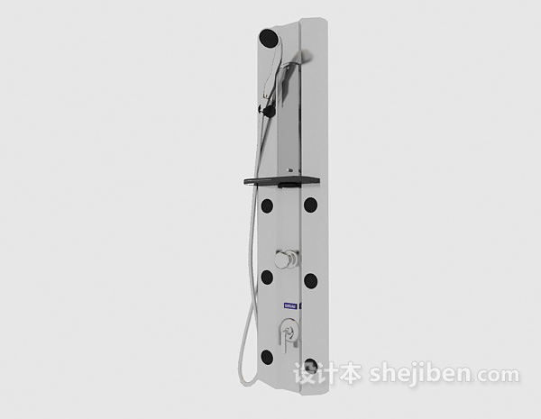 家居沐浴喷头3d模型下载