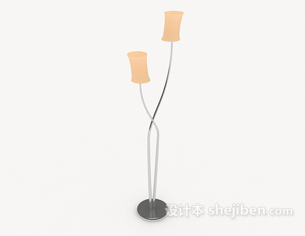 现代风格简约落地灯3d模型下载