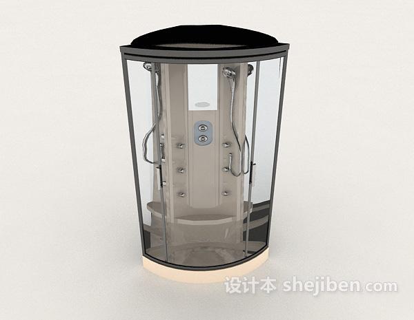 隔间沐浴房3d模型下载